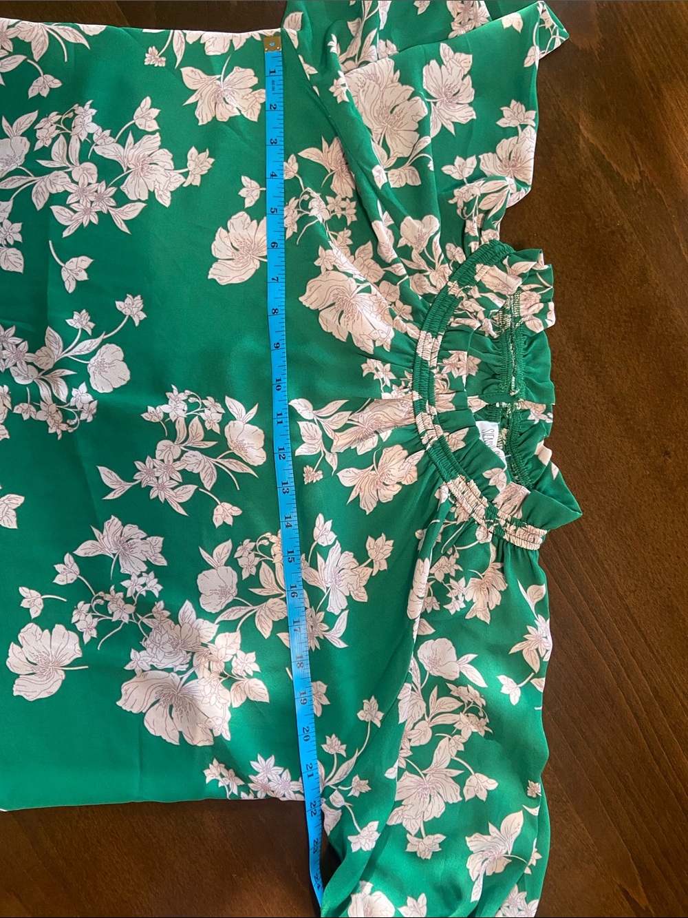 2/$20 Sale* Beautiful green blouse with floral print, size S, by Sienna Sky. NWT - Picture 11 of 16
